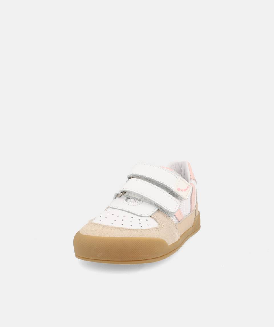 Ténis Bahamas Branco/Rosa - Blanditos