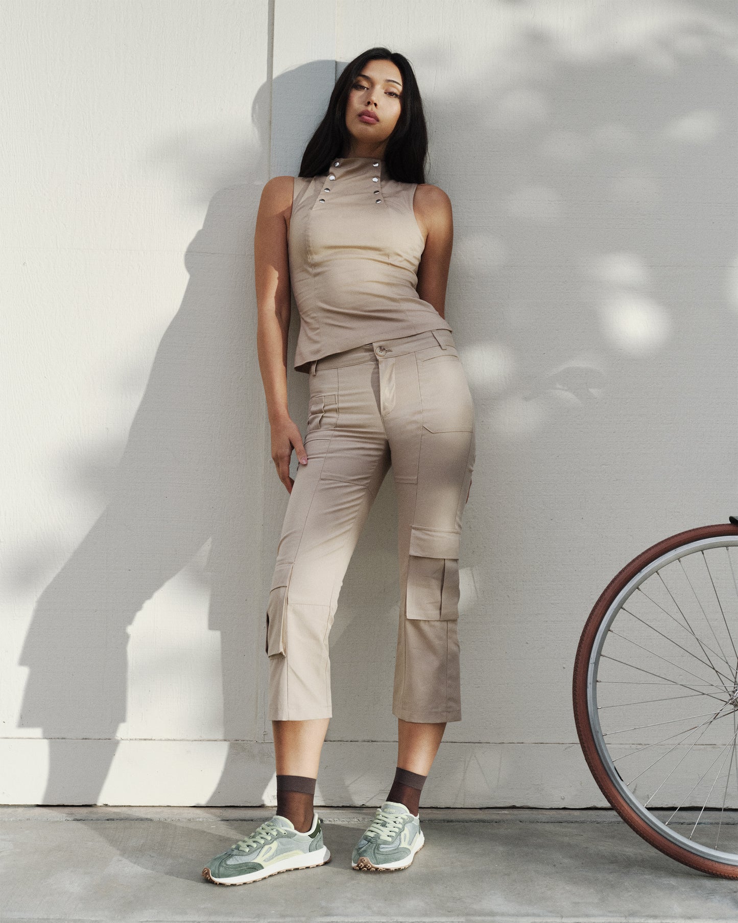 Ténis Melrose Kaki (Adulto) - Lejan