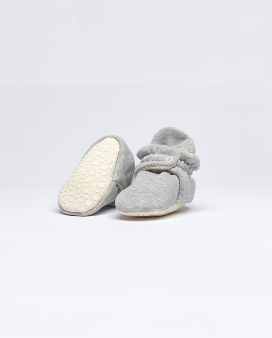 Baby Booties Fluffy Silver Pavlova (Inverno) - Zás Trás for Babies
