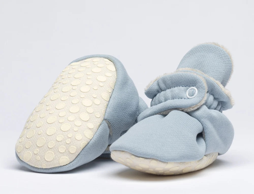 Baby Booties Fluffy Blue Curacao (Inverno) - Zás Trás for Babies