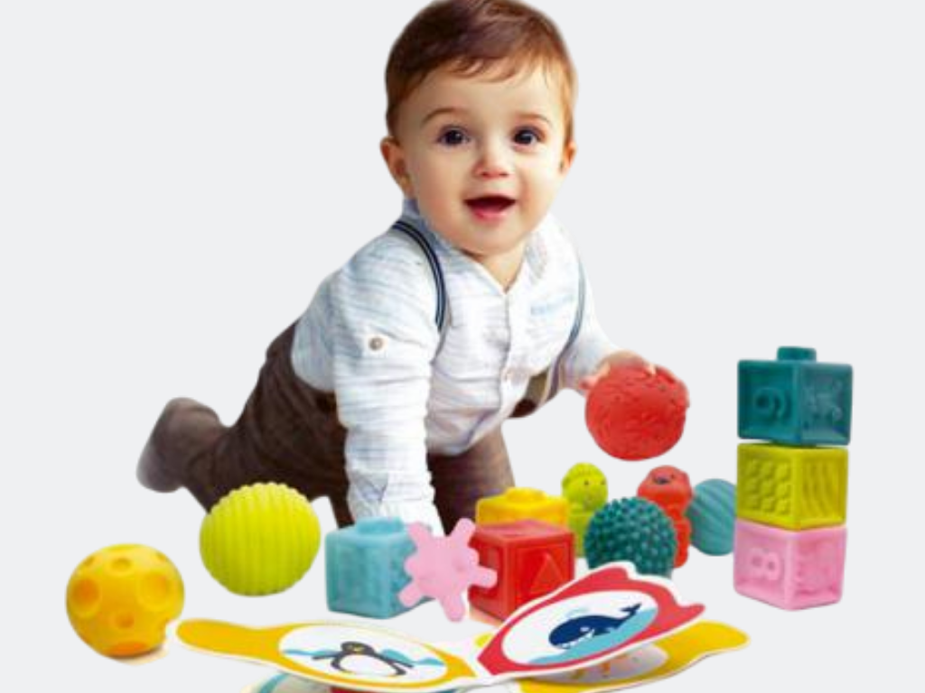 Caixa de atividades educativas e sensoriais - LUDI