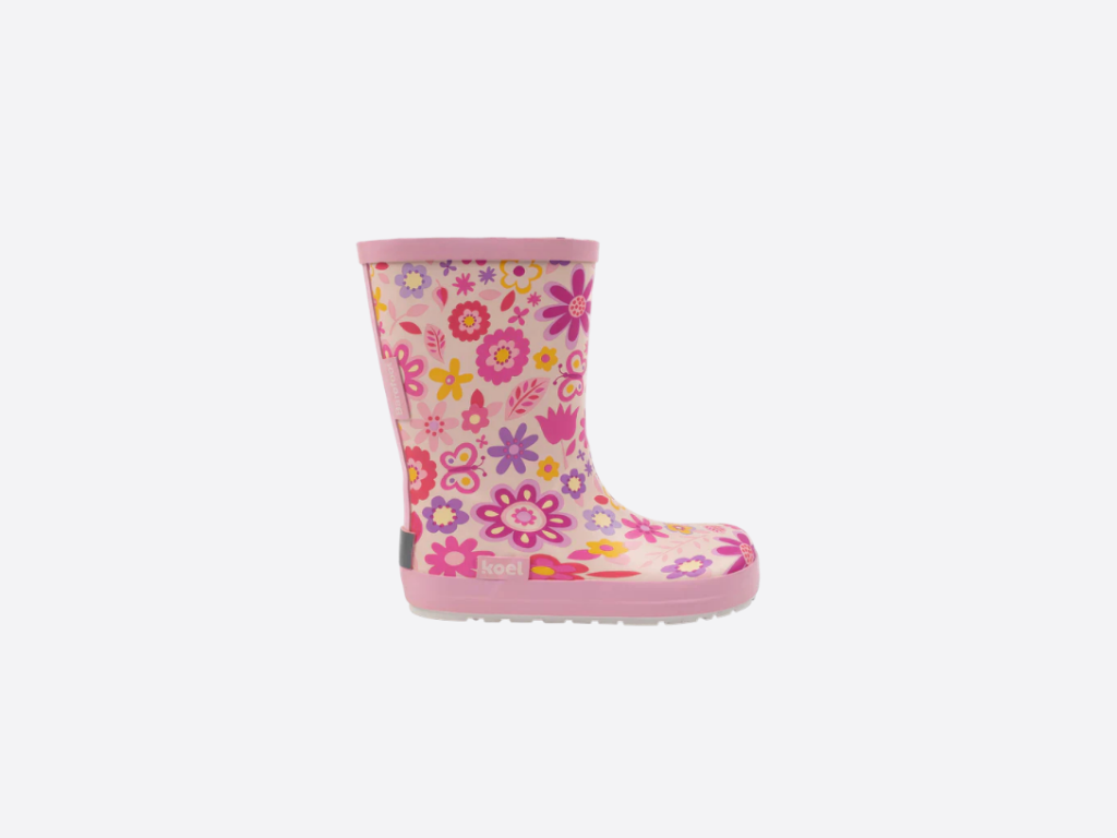 Galochas Wellie Fuchsia Flowers  - Koel