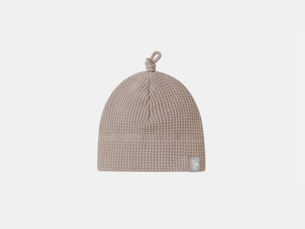 Gorro malha waffle com nó Malva - Snug