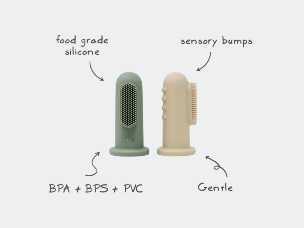 Escova de Dentes para Bebé - Mushie