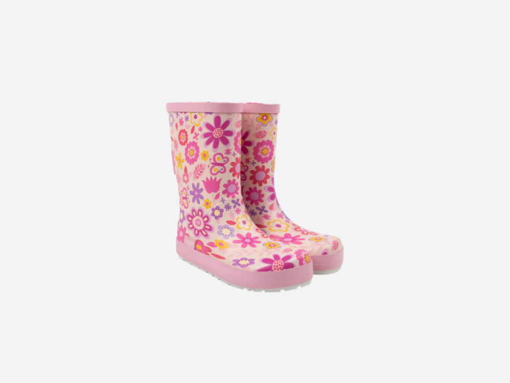 Galochas Wellie Fuchsia Flowers  - Koel