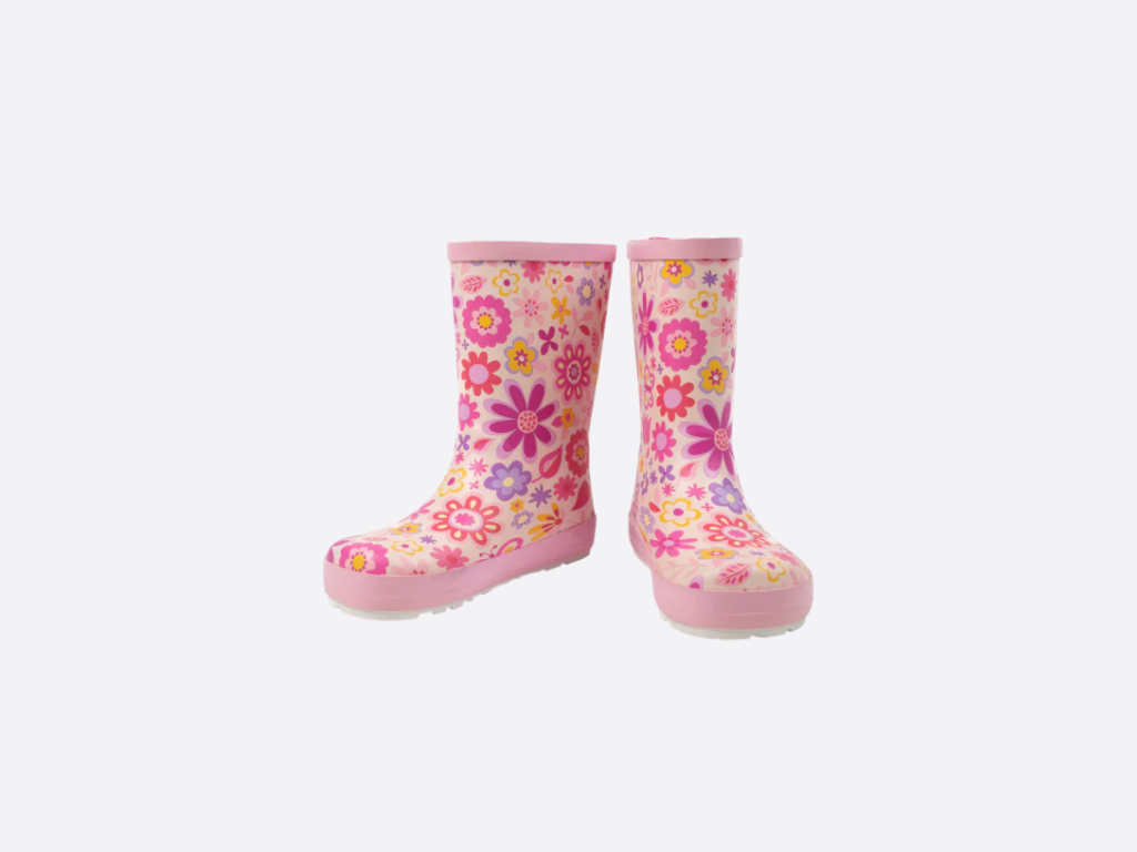 Galochas Wellie Fuchsia Flowers  - Koel