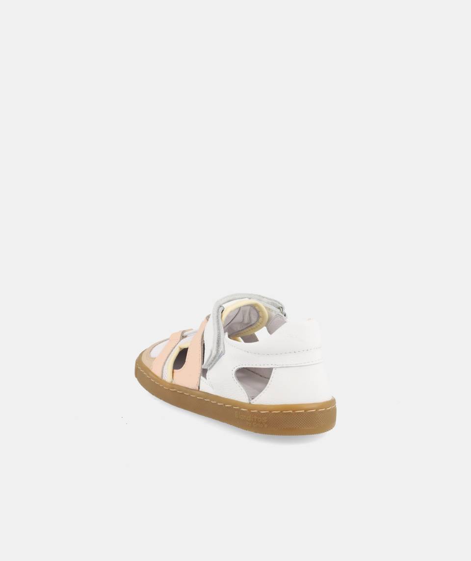 Sandálias Jamaica Branco/Rosa - Blanditos