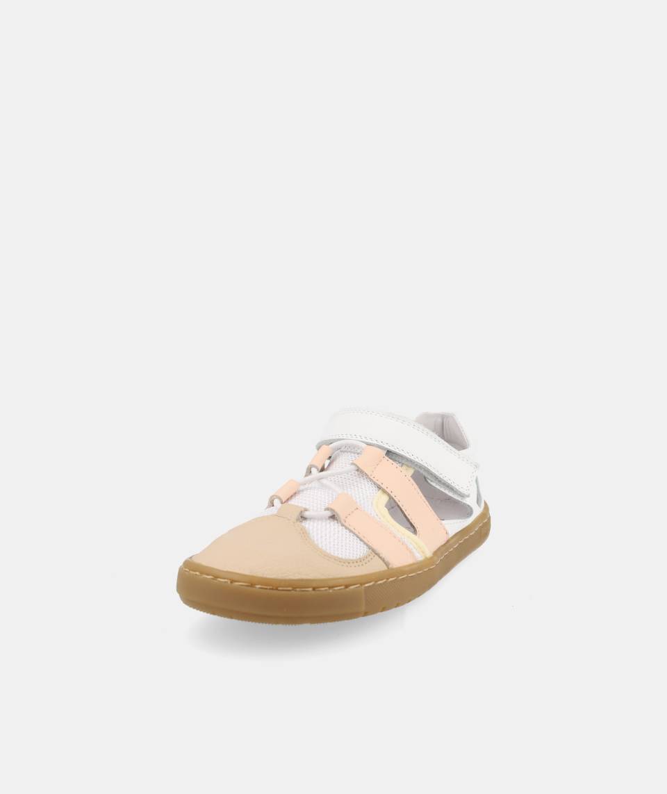 Sandálias Jamaica Branco/Rosa - Blanditos