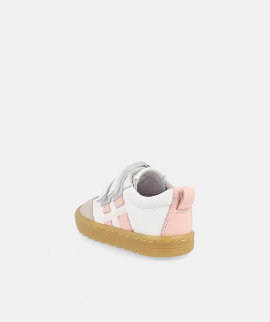 Ténis Lisboa Branco/Rosa - Blanditos