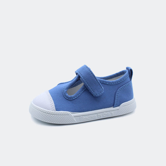 Sandálias de Lona Pepito Azul - Blanditos