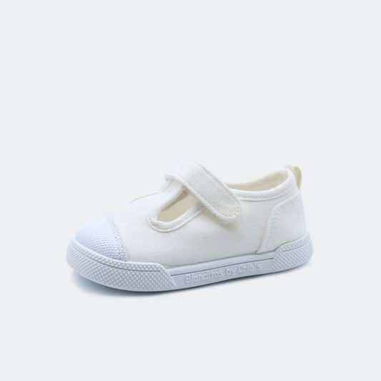 Sandálias de Lona Pomelo Branco - Blanditos