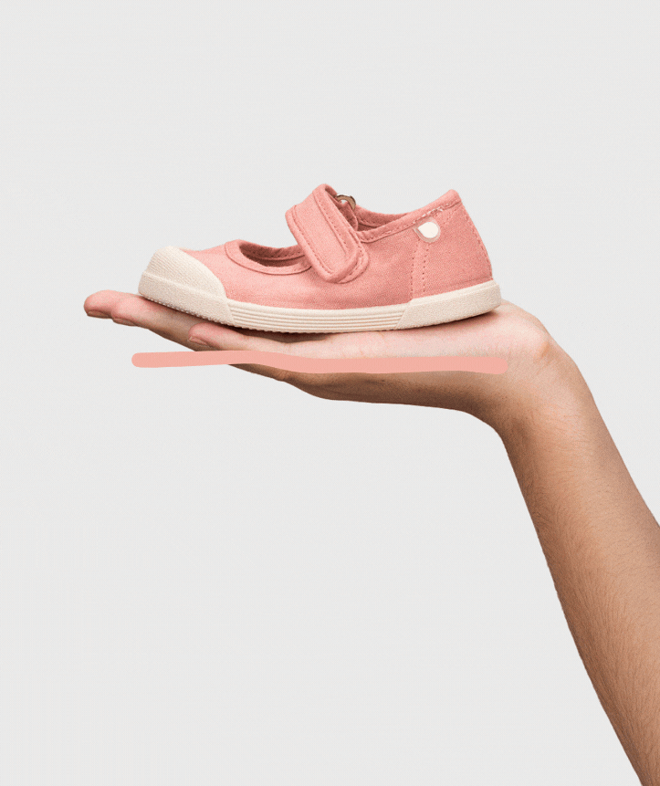 Sapato de Lona Mercedes Nuevo Rosa - Igor