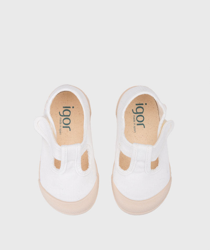 Sapato de Lona Pepito Branco - Igor
