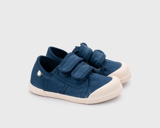 Ténis de Lona Velcro Azul Marinho - Igor