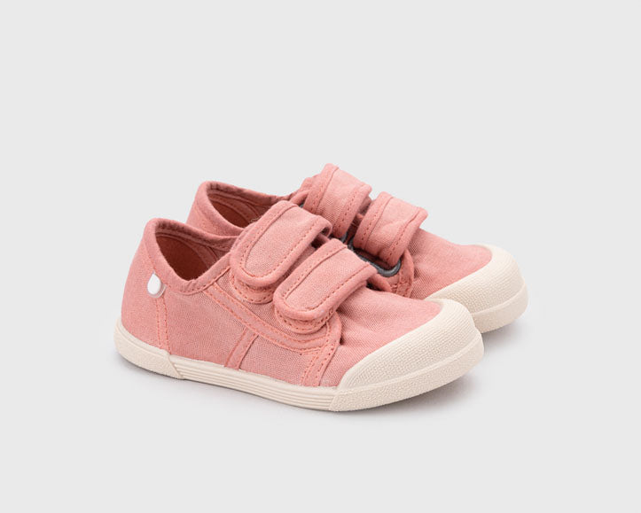 Ténis de Lona Velcro Rosa - Igor
