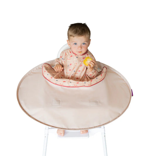 Tidy Tot - Kit Tabuleiro com Babete - Sand
