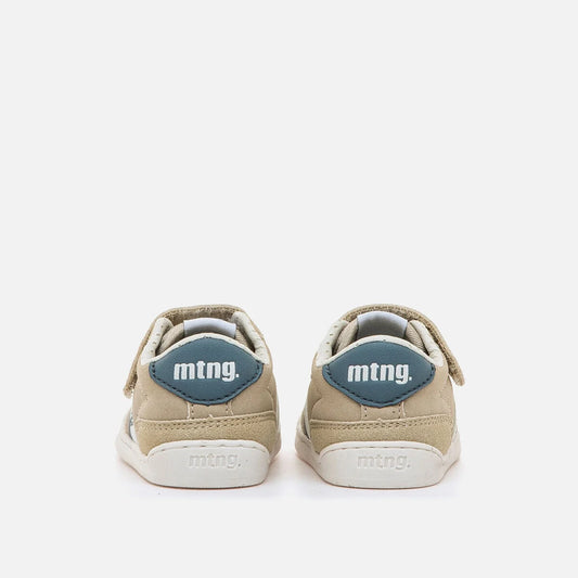 Ténis Free Baby Bege/Azul - Mustang