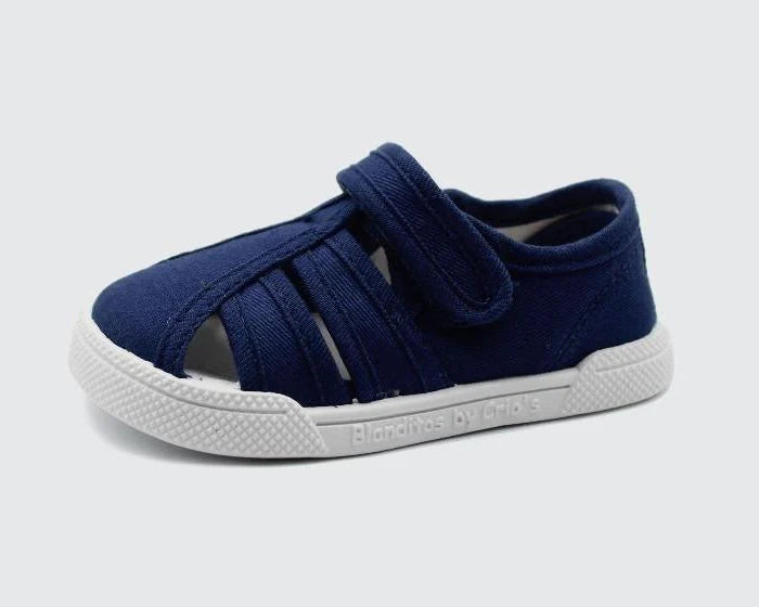 Sandália Lona Mango Navy - Blanditos