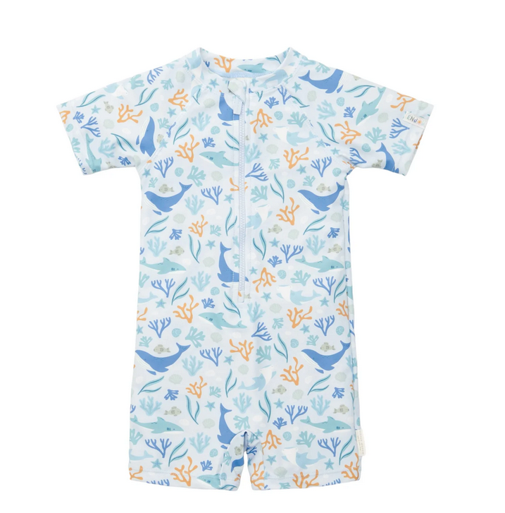 Fato de Banho | Manga Curta | Ocean Dreams Blue- Little Dutch