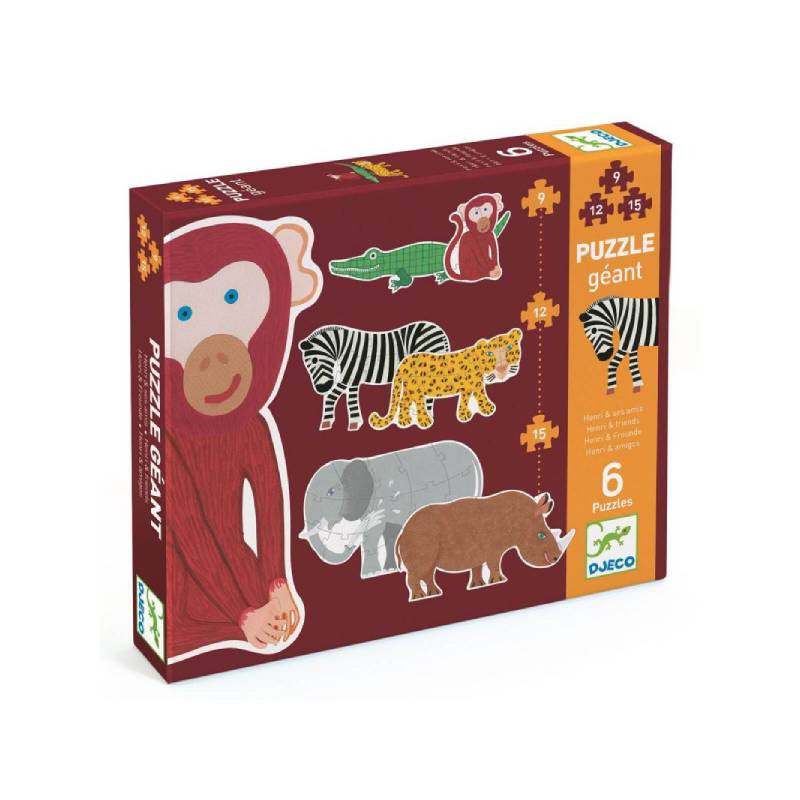 Henri & Friends Puzzle Gigante - DJECO