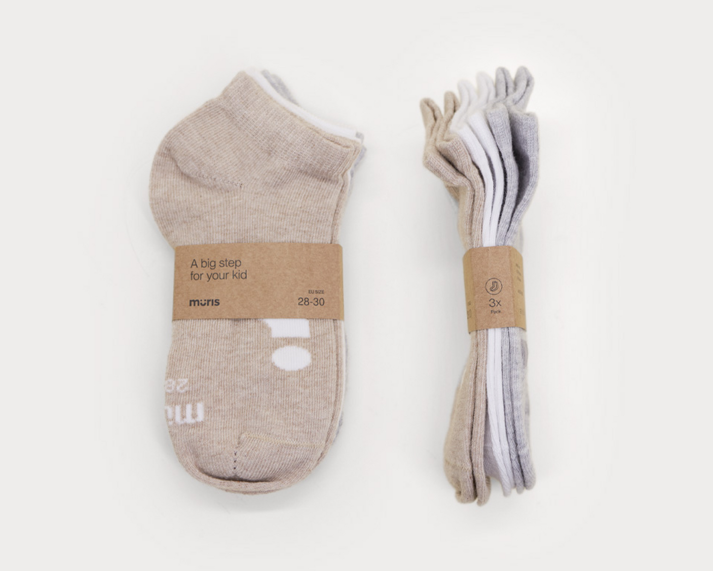 Pack de 3 Meias Curtas - Muris