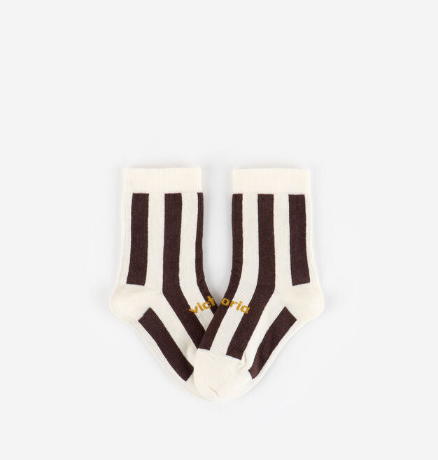 Meias Barefoot Riscas Marron - Victoria