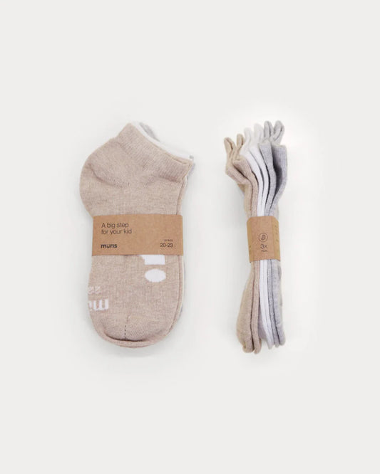 Pack de 3 Meias Curtas - Muris