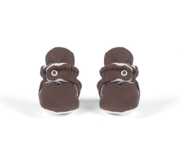Baby Booties Fluffy Chocolate Tiramisu (Inverno) - Zás Trás for Babies